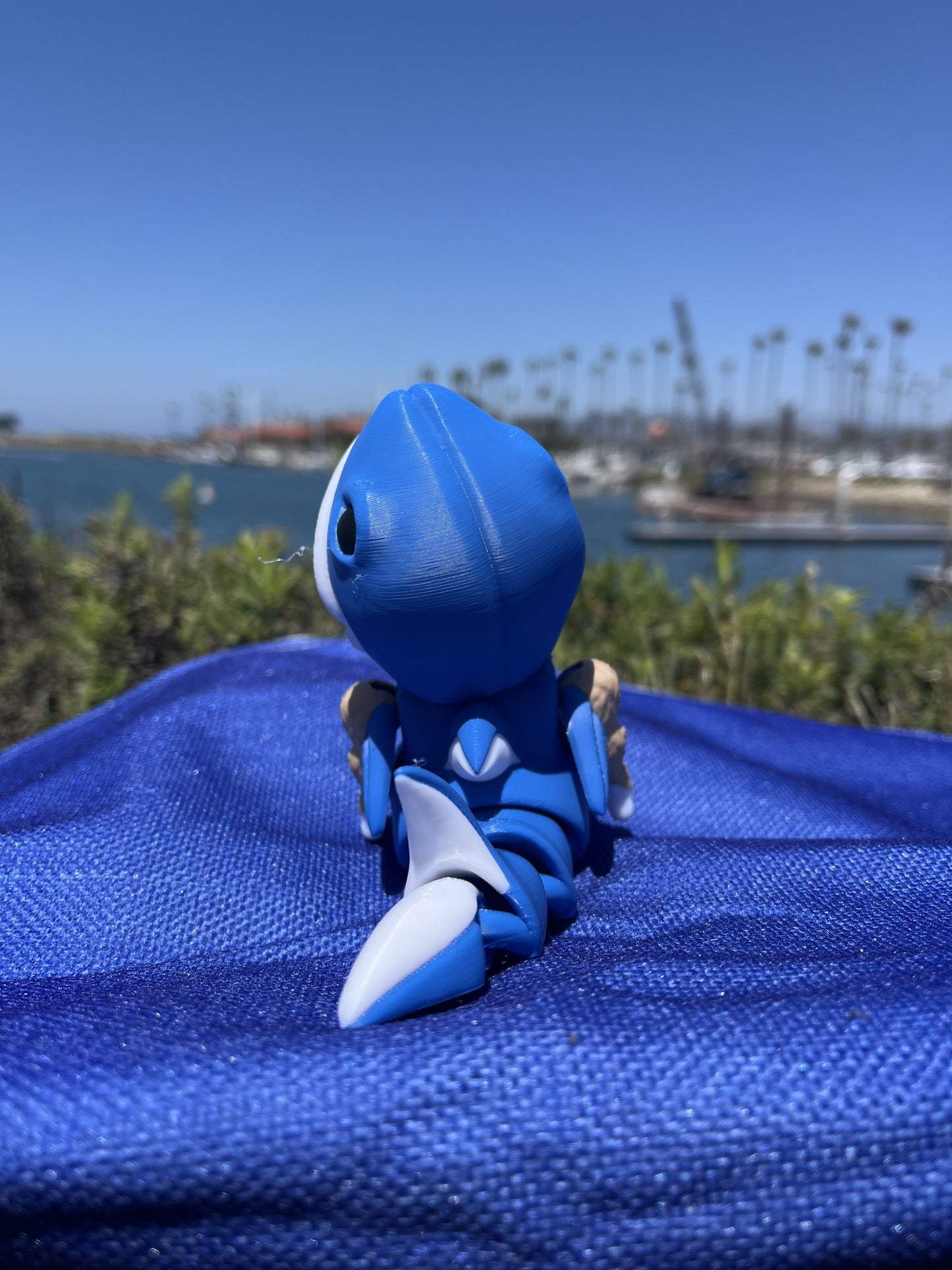 Kitty Shark – 3D Printed Figurine by MysticSaige (Printed by Los 3D Locos) – Available in Red & Blue!