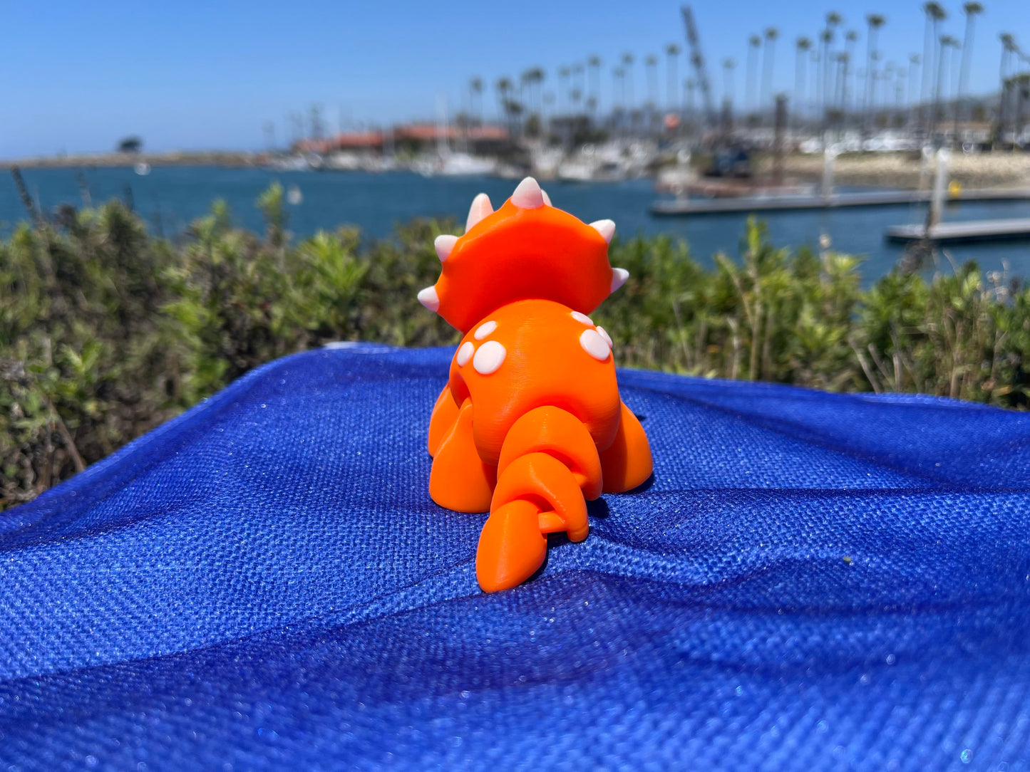 Triceratops Flexi – 3D Printed Figurine (Designed by SugarPaws3D, Printed by Los 3D Locos)