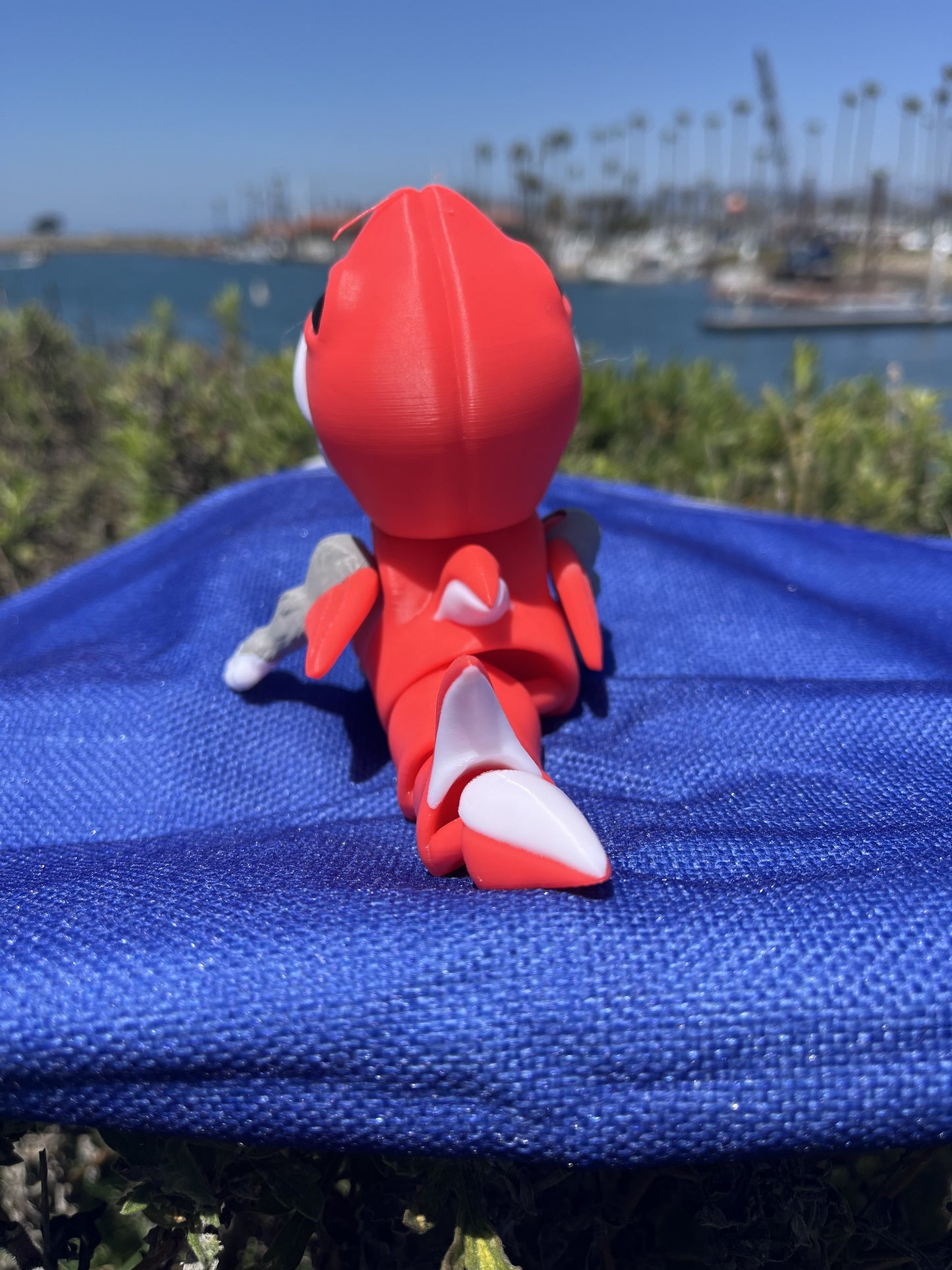 Kitty Shark – 3D Printed Figurine by MysticSaige (Printed by Los 3D Locos) – Available in Red &amp; Blue!