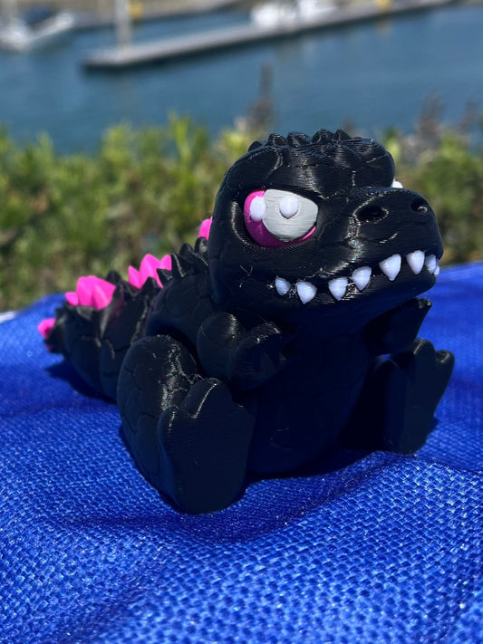 Flexi Kaiju - 3D Printed Desk Monster